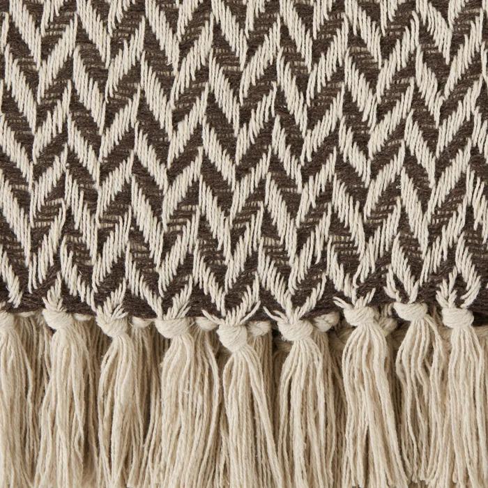 Design Imports Hand Woven Throw Blanket