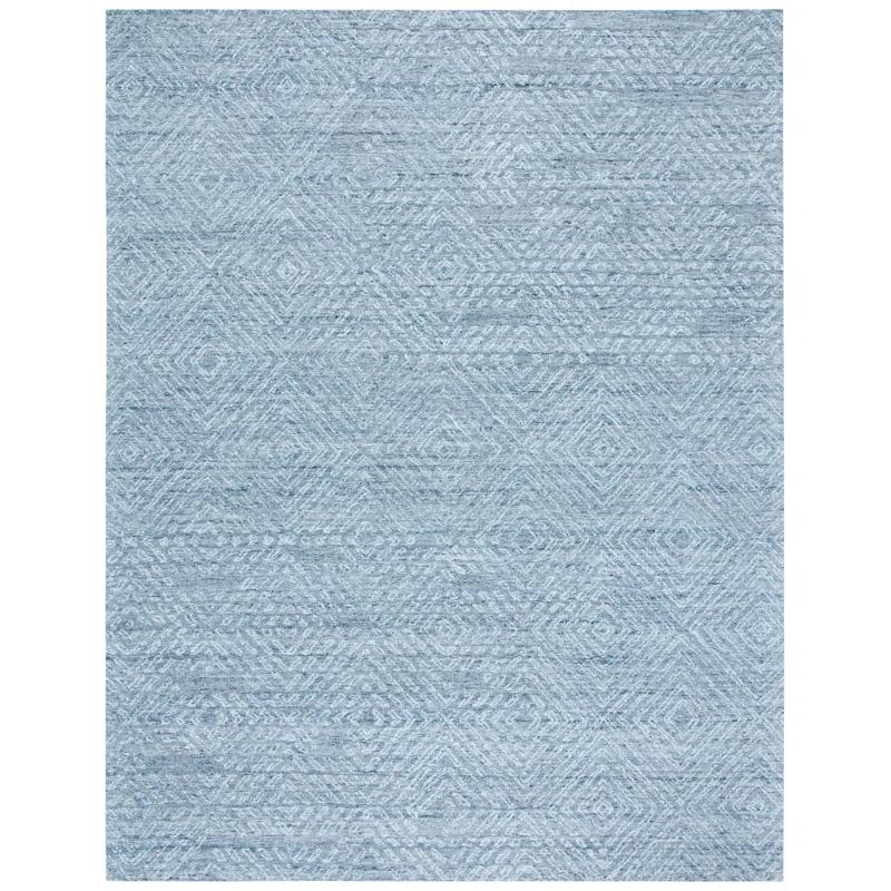George Oliver Abstract Hand Tufted Performance Geometric Rug