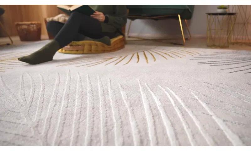 Bay Isle Home™ Modern Area Rug for Living Room with Palm Leaf Design
