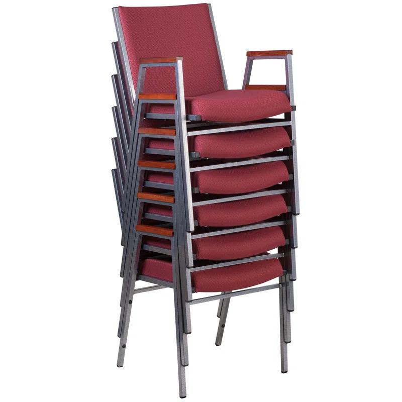 Offex Aliya Heavy Duty Stack Chair with Arms