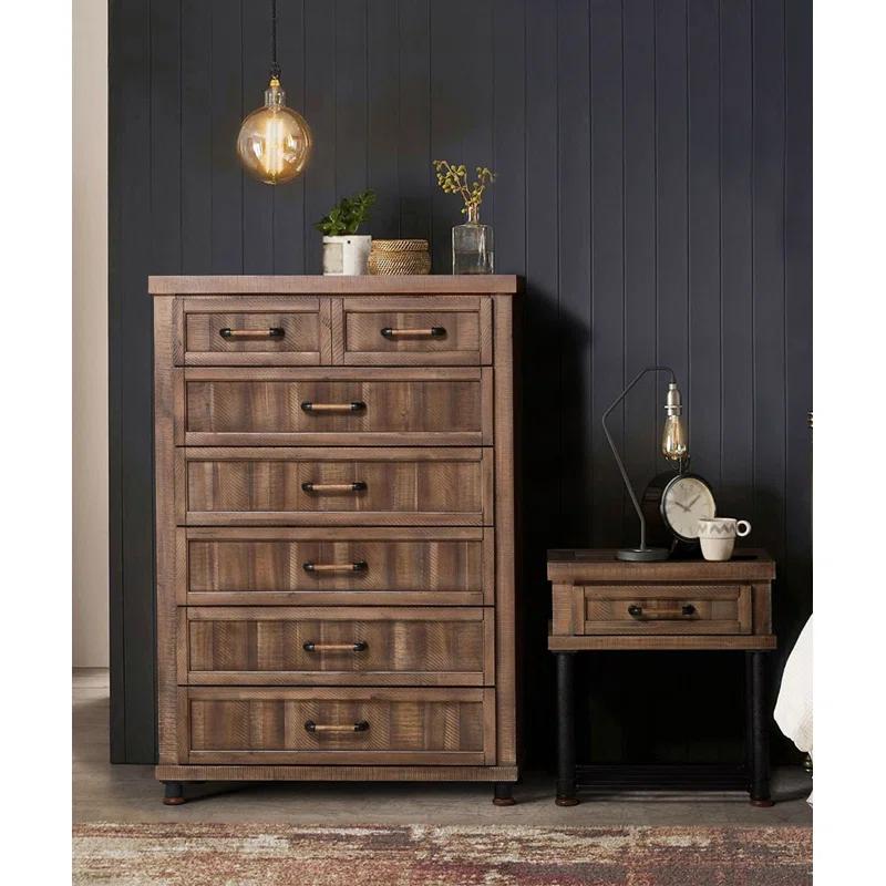 Michael Amini / Kathy Ireland Home Designs Crossings End Table with Storage