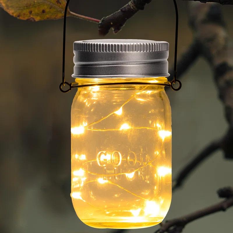 5.3'' Solar Powered Integrated LED Outdoor Lantern (Set of 6)
