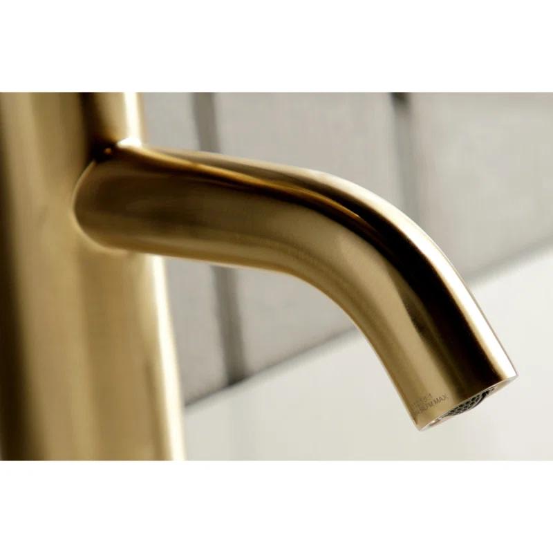 Kingston Brass Concord Single-Handle 1-Hole Deck Mount Bathroom Faucet with Push Pop-Up