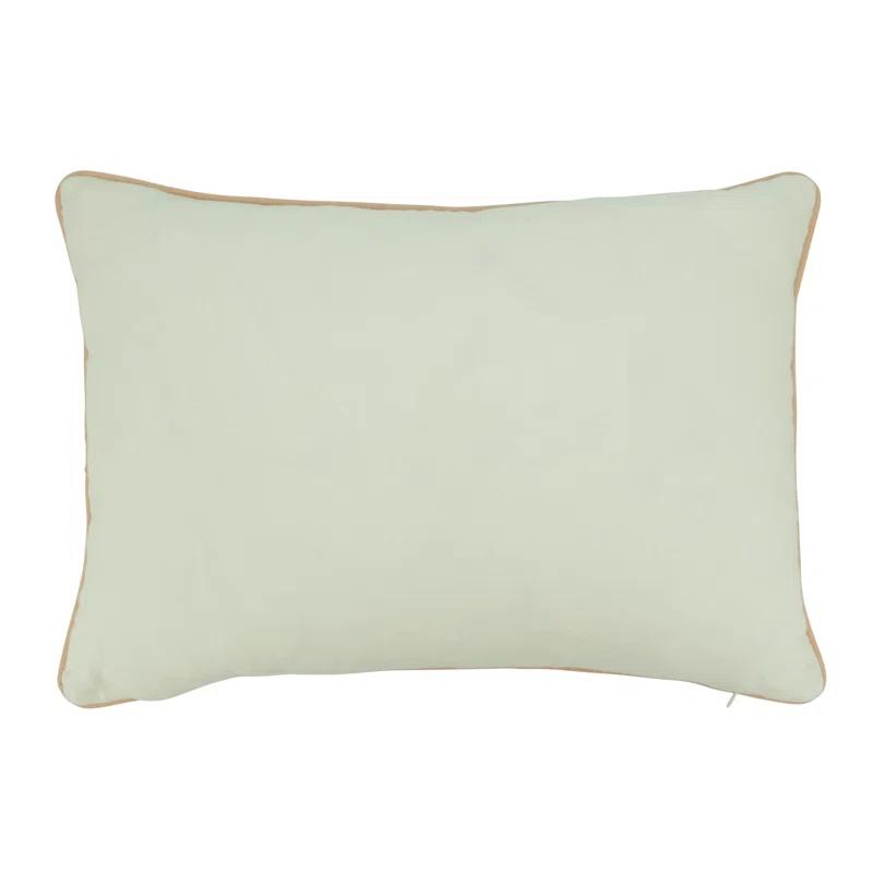 Saro Newport Collection Cotton Throw Pillow
