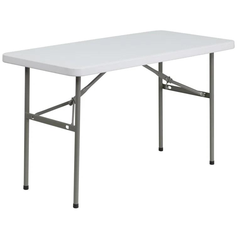 Flash Furniture Noah 4' Rectangular Plastic Event Folding Table