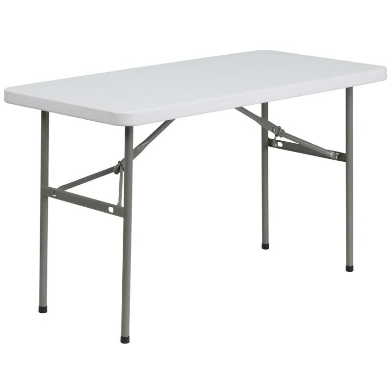 Flash Furniture Noah 4' Rectangular Plastic Event Folding Table