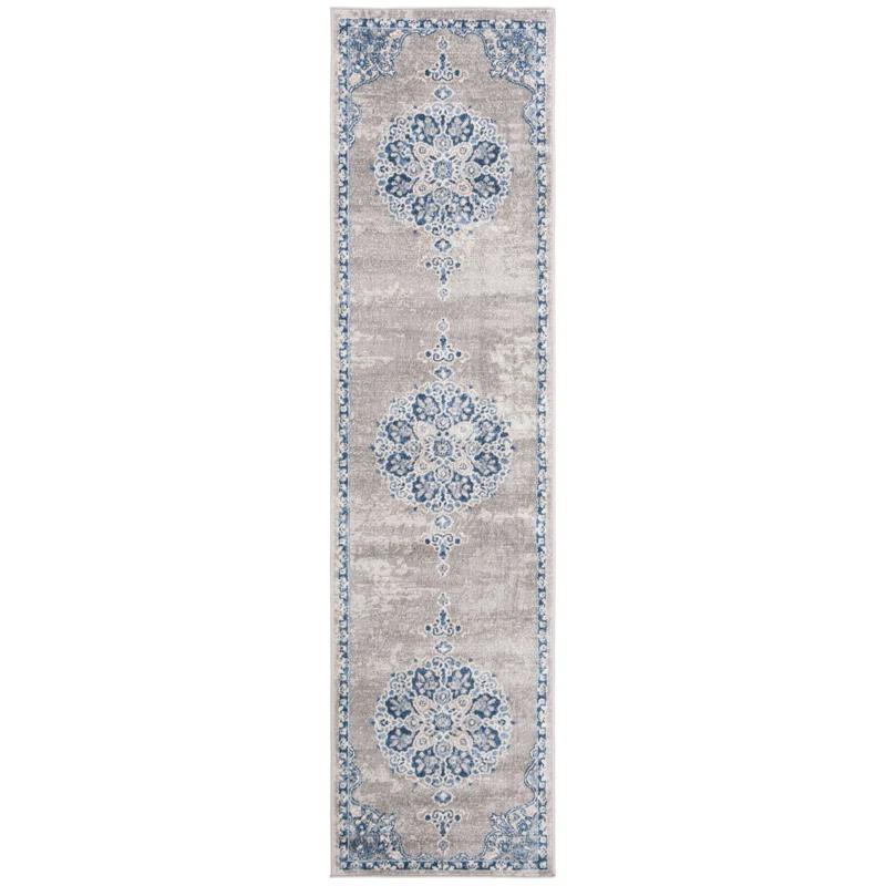 Kelly Clarkson Home Carlisle Light Gray/Blue Rug