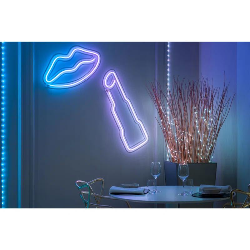 Twinkly Twinkly Smart Decoration 60 Multicolor LED App Controlled Dots Lights, Black