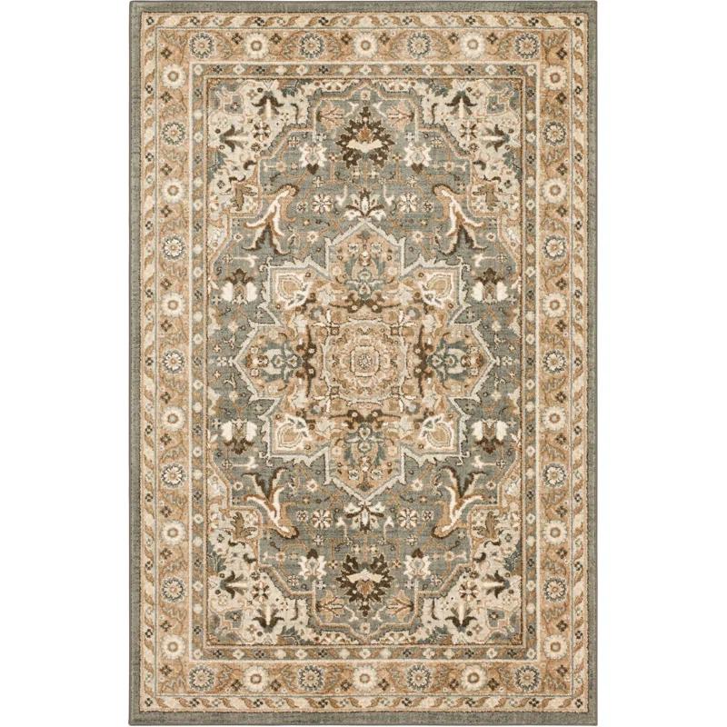 Karastan Euphoria Gray Traditional Ornamental Area Rug