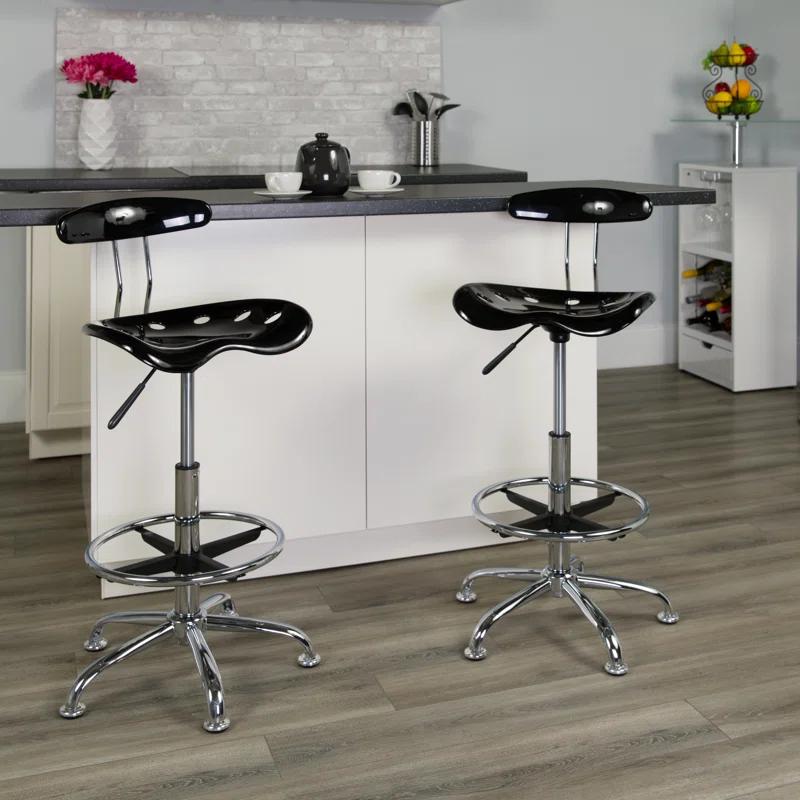 Flash Furniture Monroe Adjustable Height Swivel Bar Stool