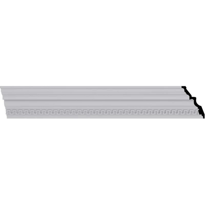 4 3/4"H x 3 3/8"P x 5 7/8"F x 94 1/2"L Nestor Crown Moulding