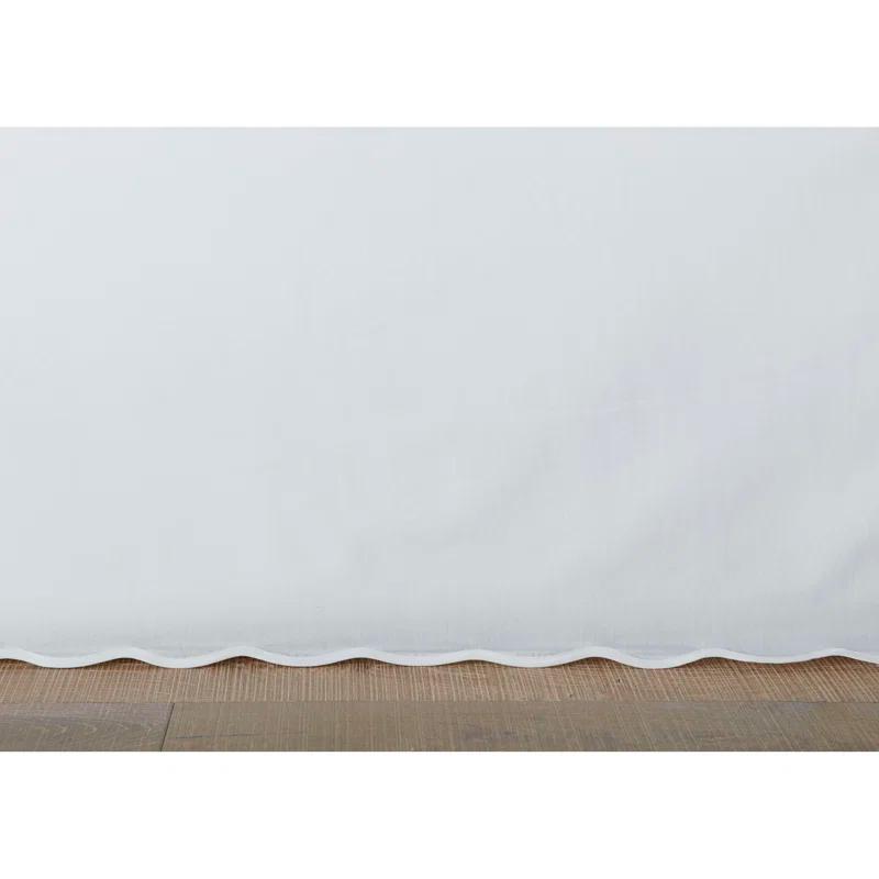 Stone Cottage Bedding Stone Cottage Solid Scalloped Cotton Bedskirt