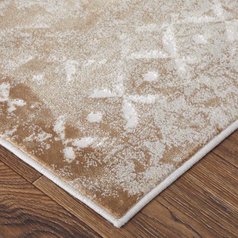 Room Envy Vanhorn Modern Watercolor, Brown/Tan/Ivory