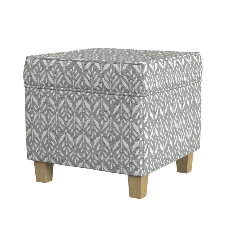 Sand & Stable™ Asha 17.5" Square Storage Ottoman
