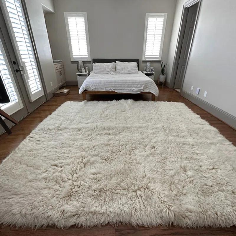 Mercer41 Ultra-plush Greek Flokati rugs. Thick 4" shag pile. Cugina Wool Area Rug