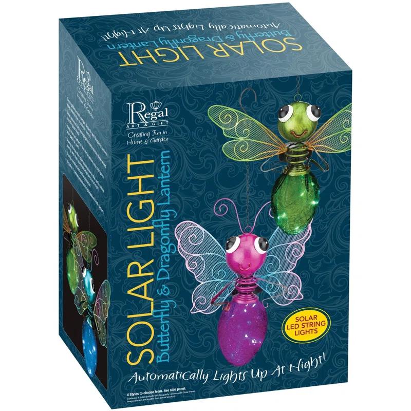 13'' Solar Powered Outdoor Hanging Light