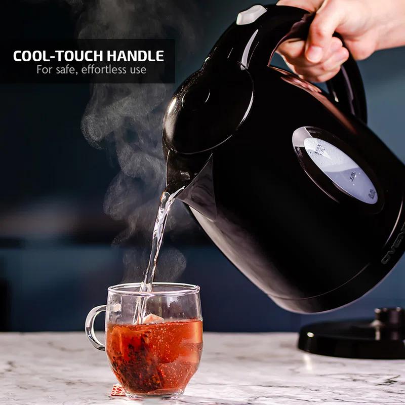 Ovente OVENTE 1.7 qt. Plastic Electric Tea Kettle