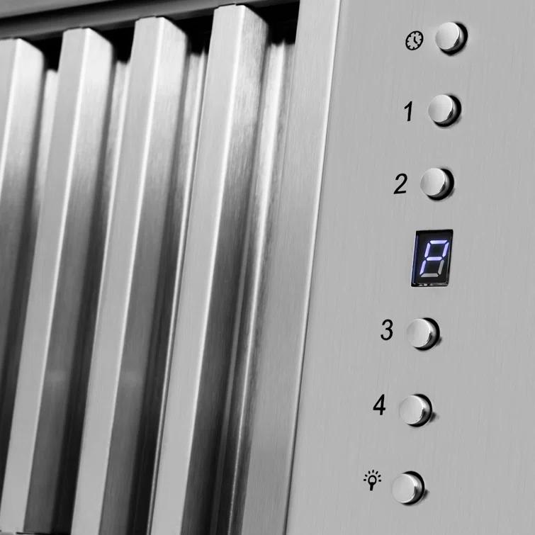 ZLINE ZLINE 36 in. Designer Series Satin Stainless Steel Convertible Vent Wall Mount Range Hood 8KBS-36