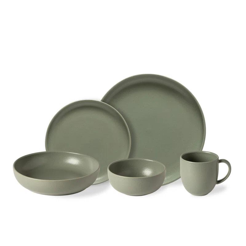 Pacifica Stoneware Dinnerware by Casafina - Artichoke / 5-Piece Set