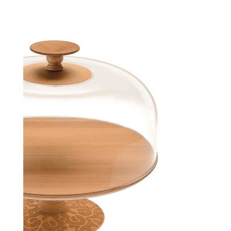 Alessi Dressed in Wood Domed Lid