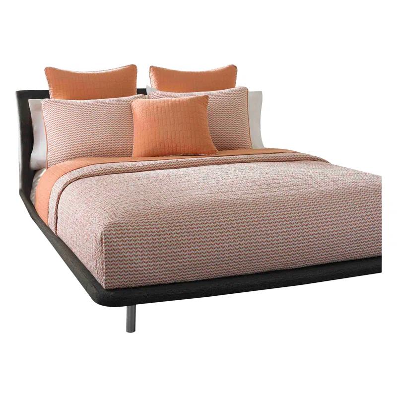 City Scene 3-Piece Langdon Quilt Set in Mink