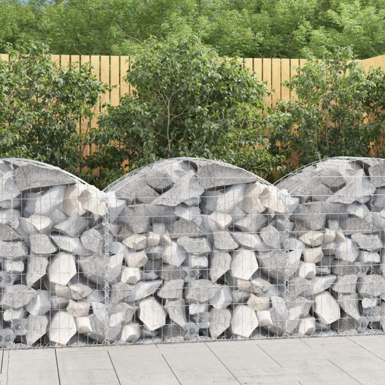 VidaXL Silver Metal Fencing