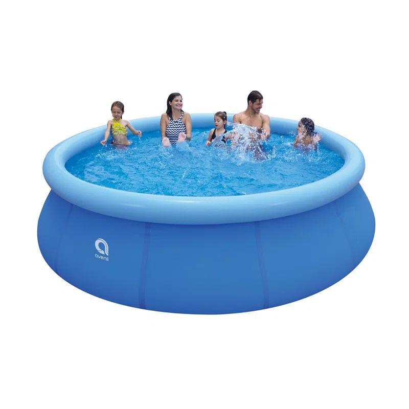 JLeisure JLeisure Prompt Set Inflatable Outdoor Backyard Swimming Pool