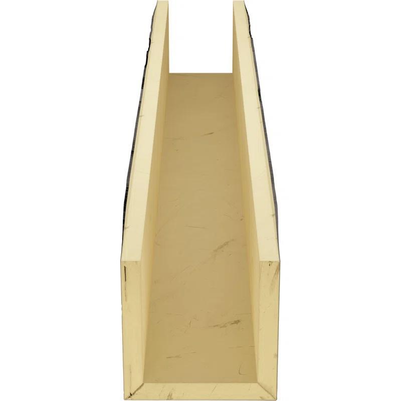 Ekena Millwork Pecky Cypress Endurathane Faux Wood 3-Sided Ceiling Beam (U-beam)