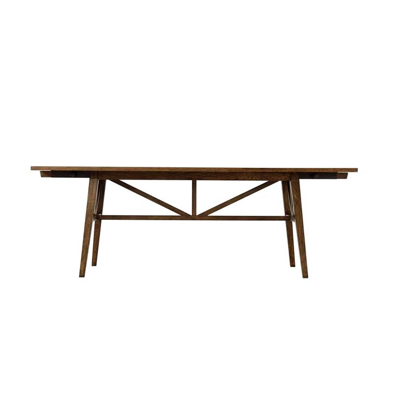Nova Extendable Oak Solid Wood Base Dining Table
