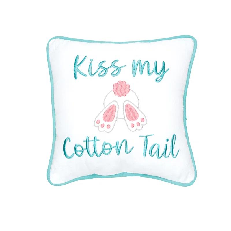 C&F Home Kiss My Cotton Tail Pillow