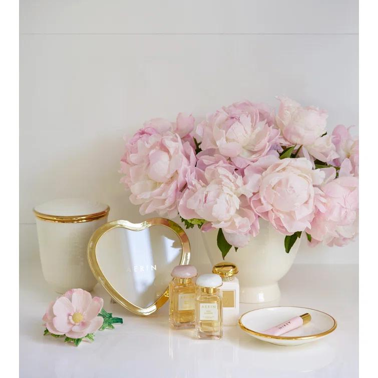 Savoy Orange Blossom Scented Jar Candle with Ceramic Holder
