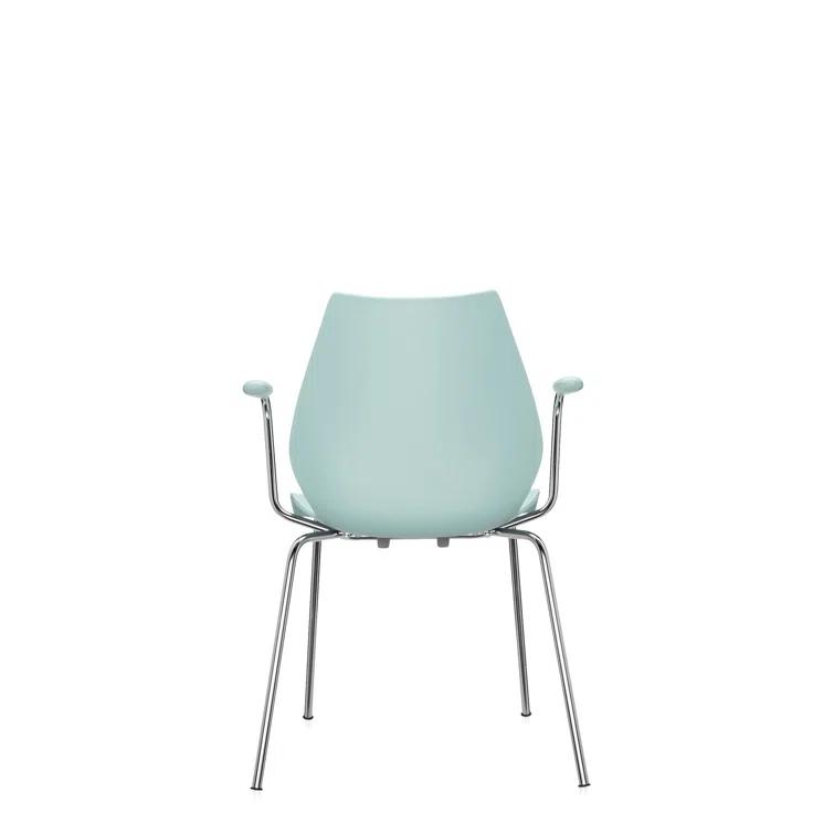 Kartell Maui Stackable Plastic Seat Waiting Room Chair (Set of 2)