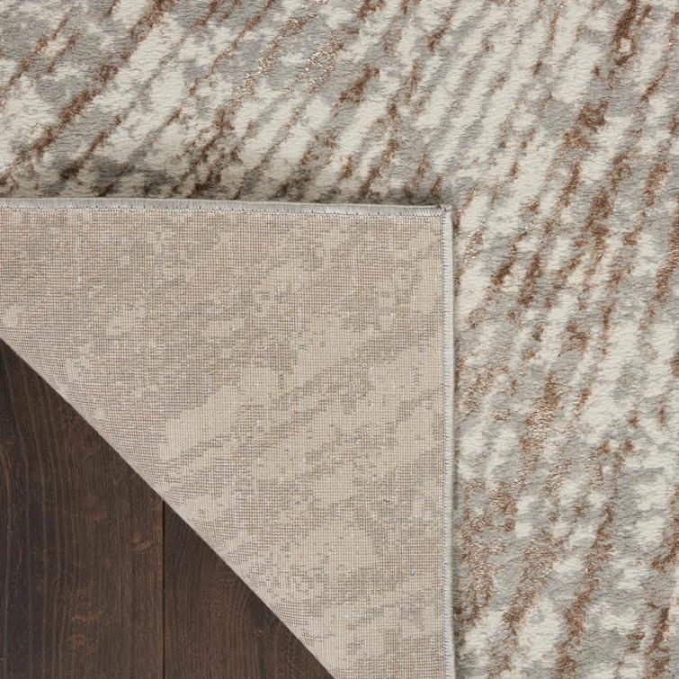 Wrought Studio™ Karlie Abstract Gray Area Rug