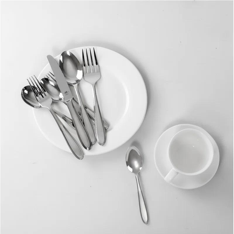 TABLE 12 TABLE 12 Stainless Steel Flatware Set - Service for 4