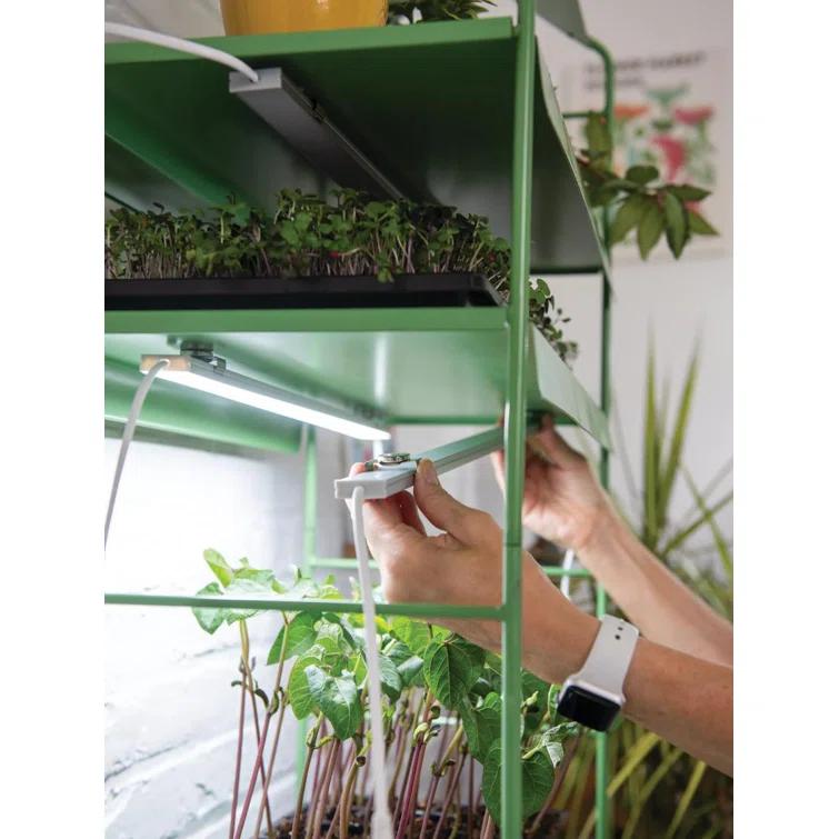 Gardener's Supply Company Agie LED Grow Light Standing Shelf