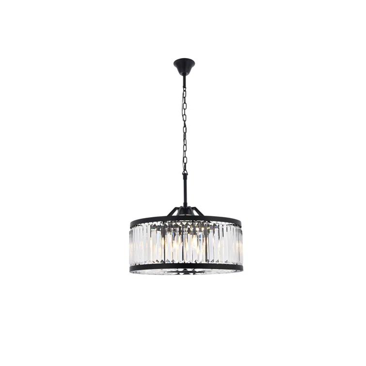Everly Quinn Dorinda 8 - Light Dimmable Drum Chandelier