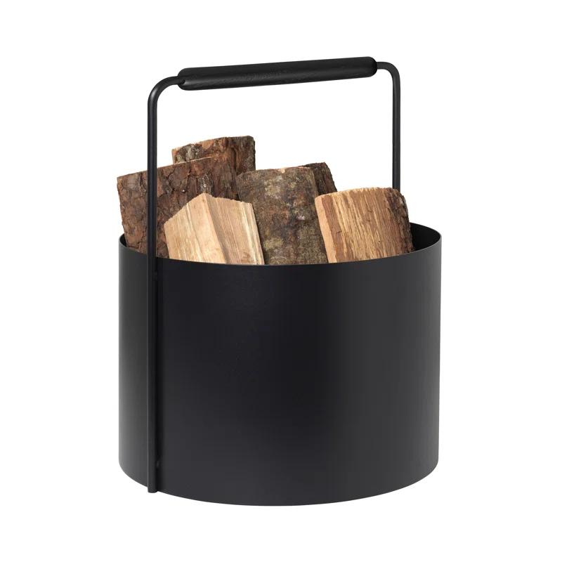Blomus ASHI Steel/Wood Log Carrier