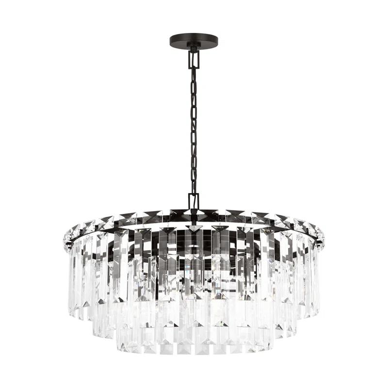 Arden 4 - Light Unique Tiered Chandelier by Chapman & Myers