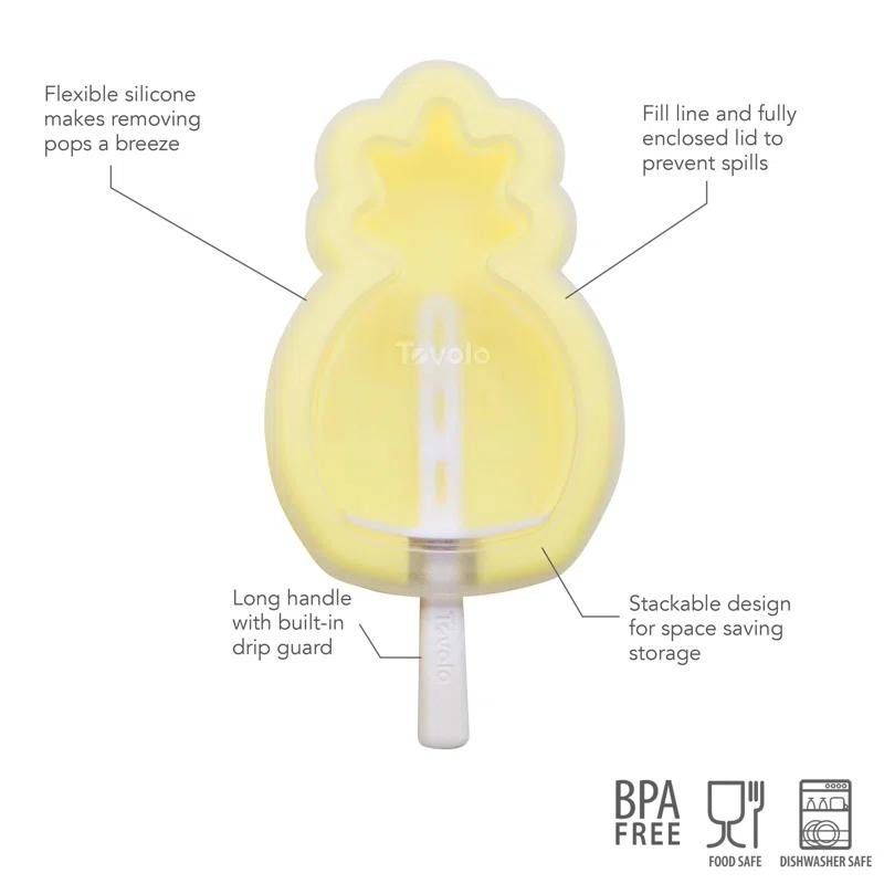 Tovolo Pineapple Stackable Pop Mold