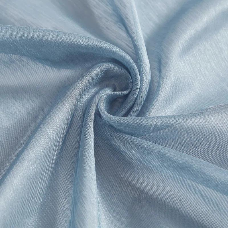 Ebern Designs Lauren Polyester Semi Sheer Curtain Pair (Set of 2)