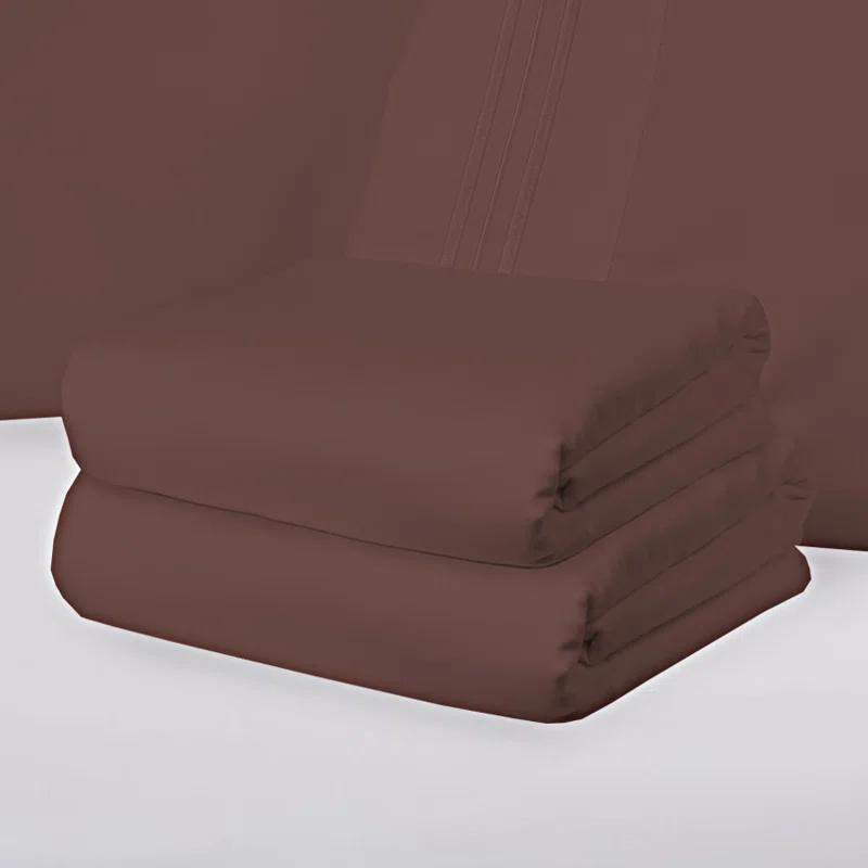 Sweet Home Collection Luxurious Classic Soft Solid 1800 Series Microfiber Sheet Set, Various Colors and Sizes