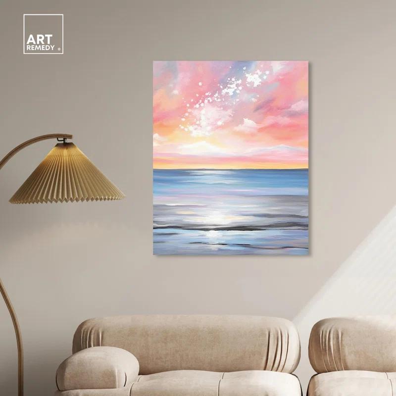 Whimsical Ocean Breeze Canvas Coastal Wall Art by Art Remedy