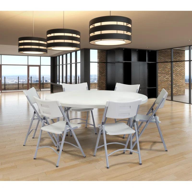 National Public Seating 60'' Circular Portable Banquet Table