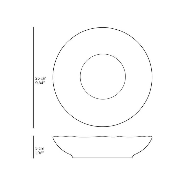 Porto Brasil Pistache 9.84'' Stoneware Salad/Dessert Plate (Set of 6)