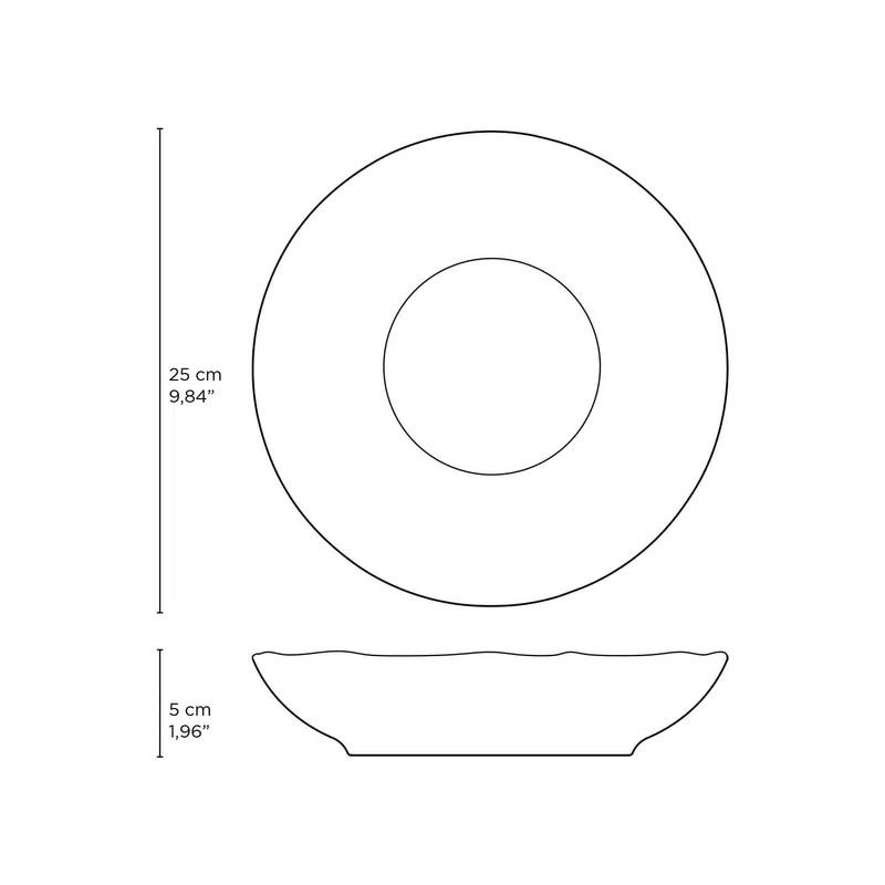 Porto Brasil Pistache 9.84'' Stoneware Salad/Dessert Plate (Set of 6)