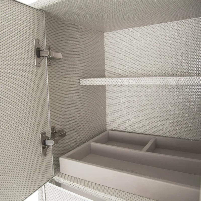 Michael Amini Glimmering Heights Swivel Lingerie Chest