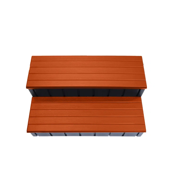 Confer Plastics Confer Plastics 36" Storage Spa Steps Espresso