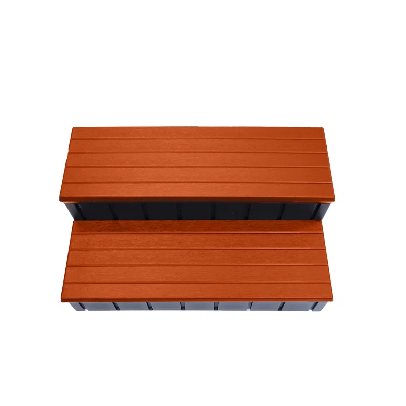 Confer Plastics Confer Plastics 36" Storage Spa Steps Espresso