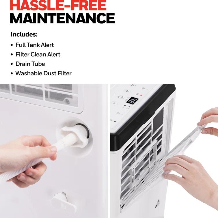 Honeywell Honeywell 50 Pints Per Day Dehumidifier With Built-in Pump for Rooms Up to 4000 Sq Ft