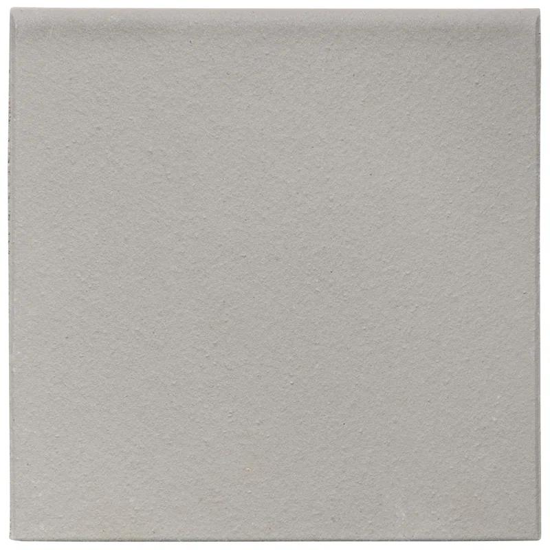 Merola Tile Quarry 6" x 6" Ceramic Bullnose Tile Trim in Gray